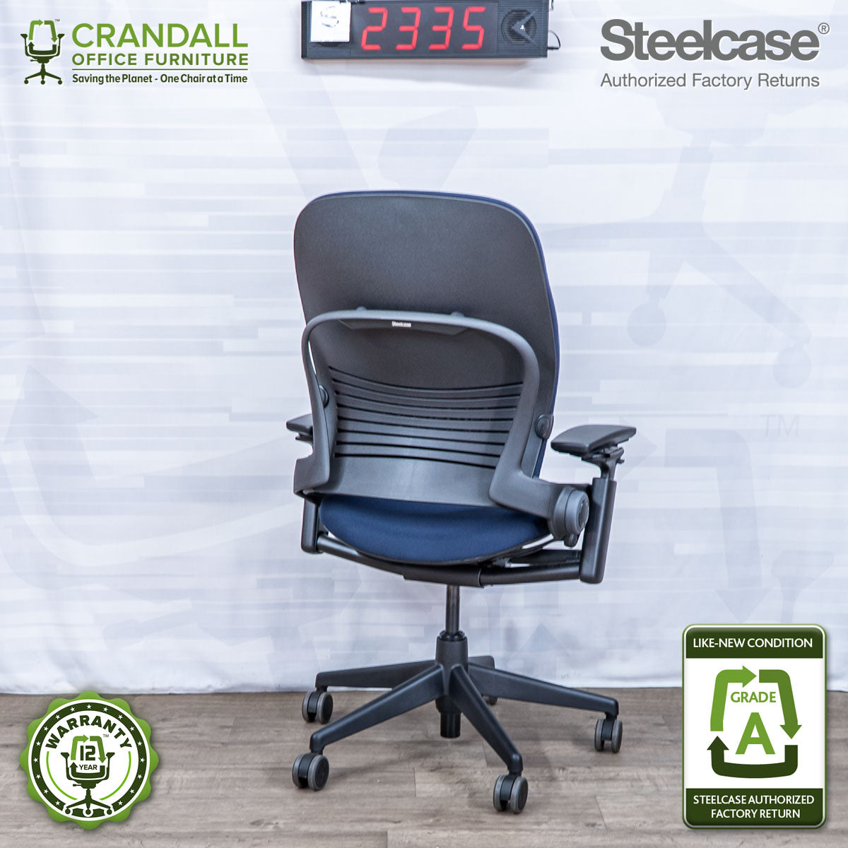 S-2335 - Steelcase V2 Leap - Grade A