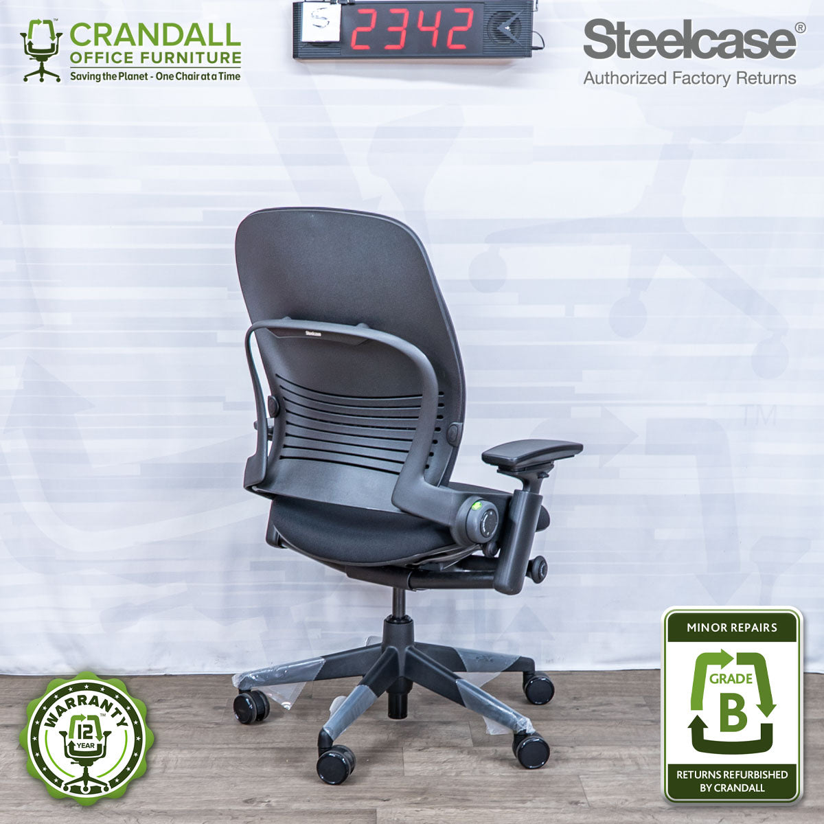 S-2342 - Steelcase V2 Leap - Grade B