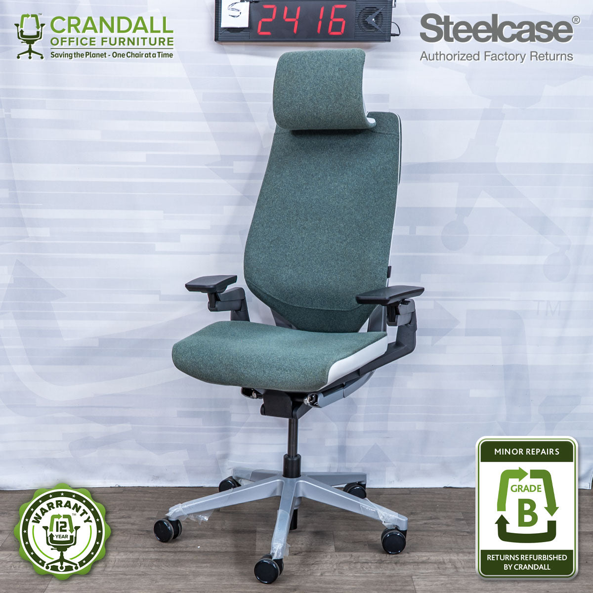 S-2416 - Steelcase Gesture - Grade B