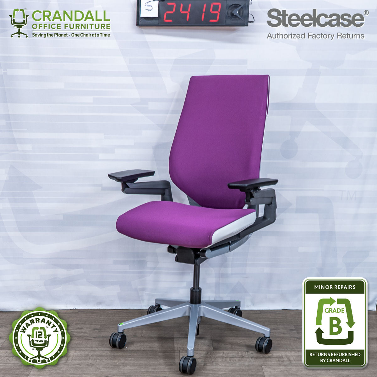 S-2419 - Steelcase Gesture - Grade B