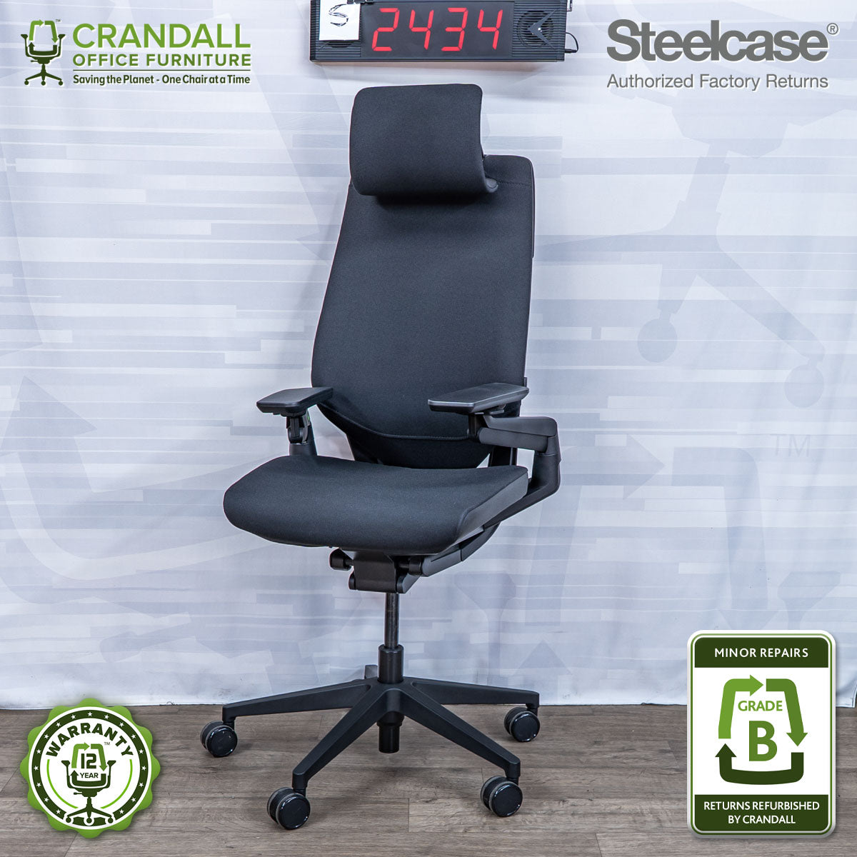 S-2434 - Steelcase Gesture - Grade B