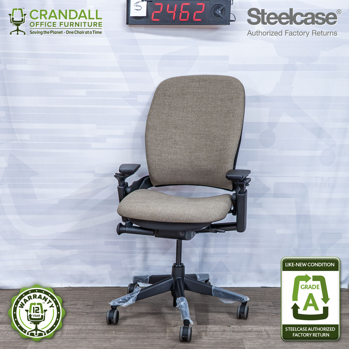 S-2462 - Steelcase V2 Leap - Grade A