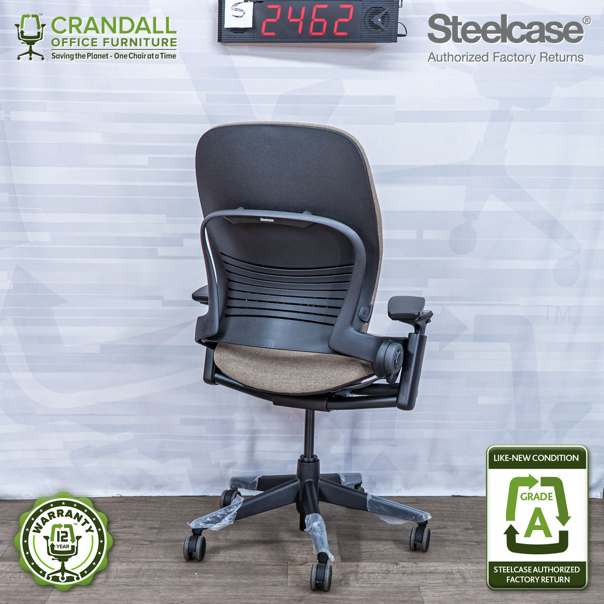 S-2462 - Steelcase V2 Leap - Grade A
