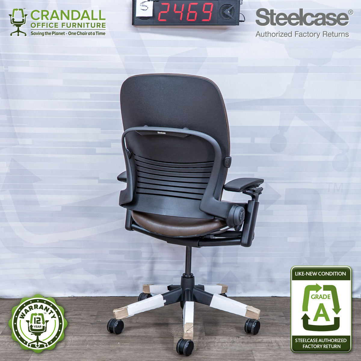 S-2469 - Steelcase V2 Leap - Grade A