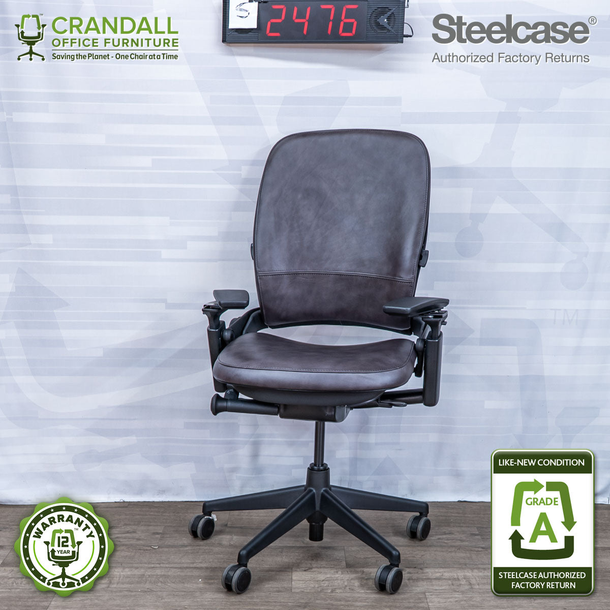 S-2476 - Steelcase V2 Leap - Grade A