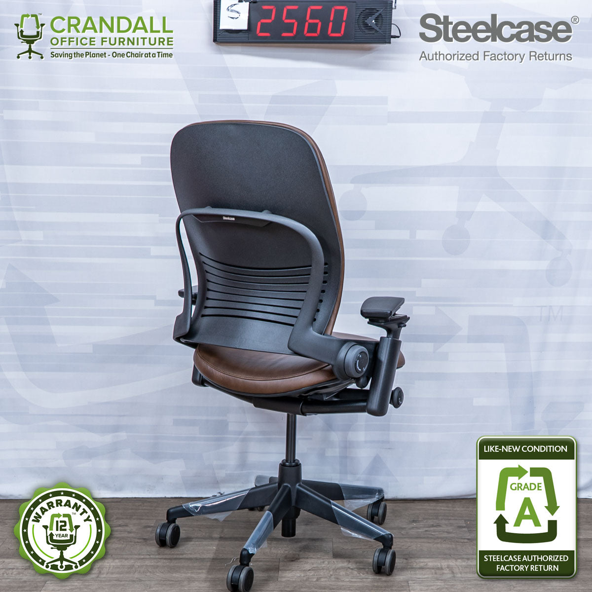 S-2560 - Steelcase V2 Leap - Grade A