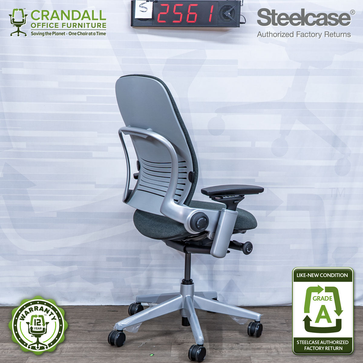 S-2561 - Steelcase V2 Leap - Grade A