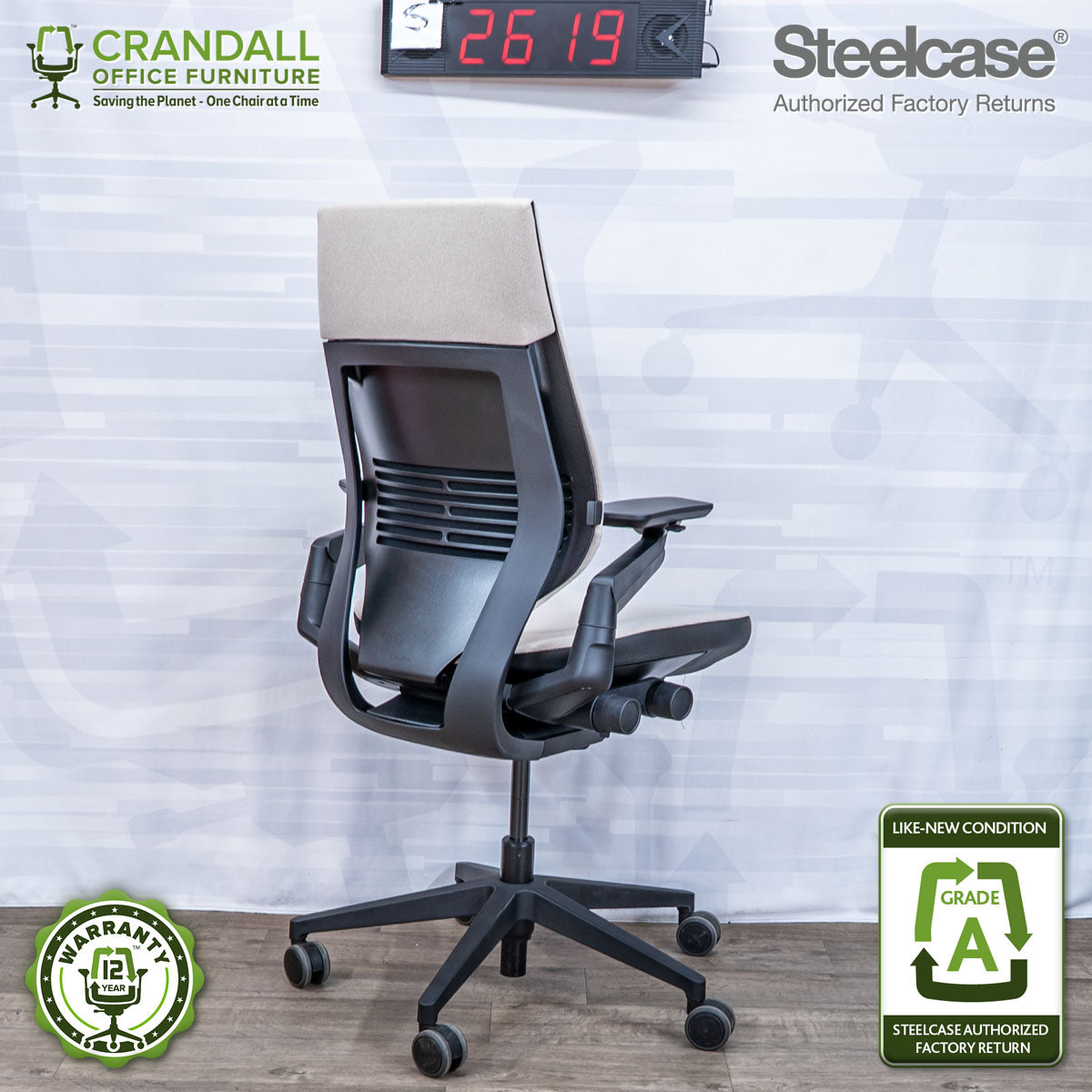 S-2619 - Steelcase Gesture - Grade A