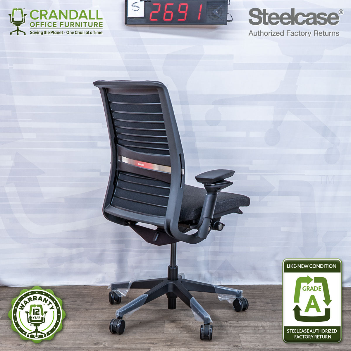 S-2691 - Steelcase V2 Think - Grade A