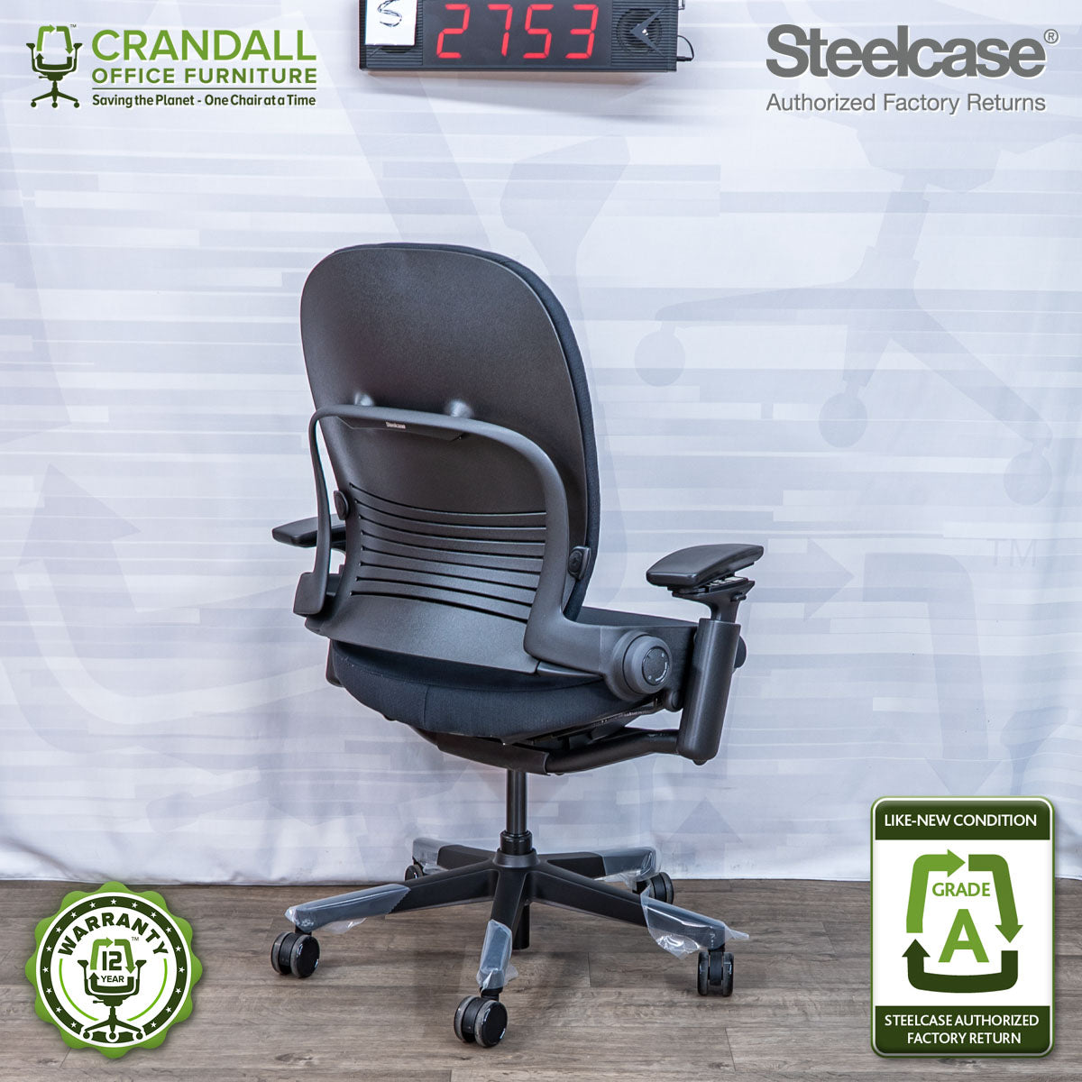 S-2753 - Steelcase Leap Plus - Grade A