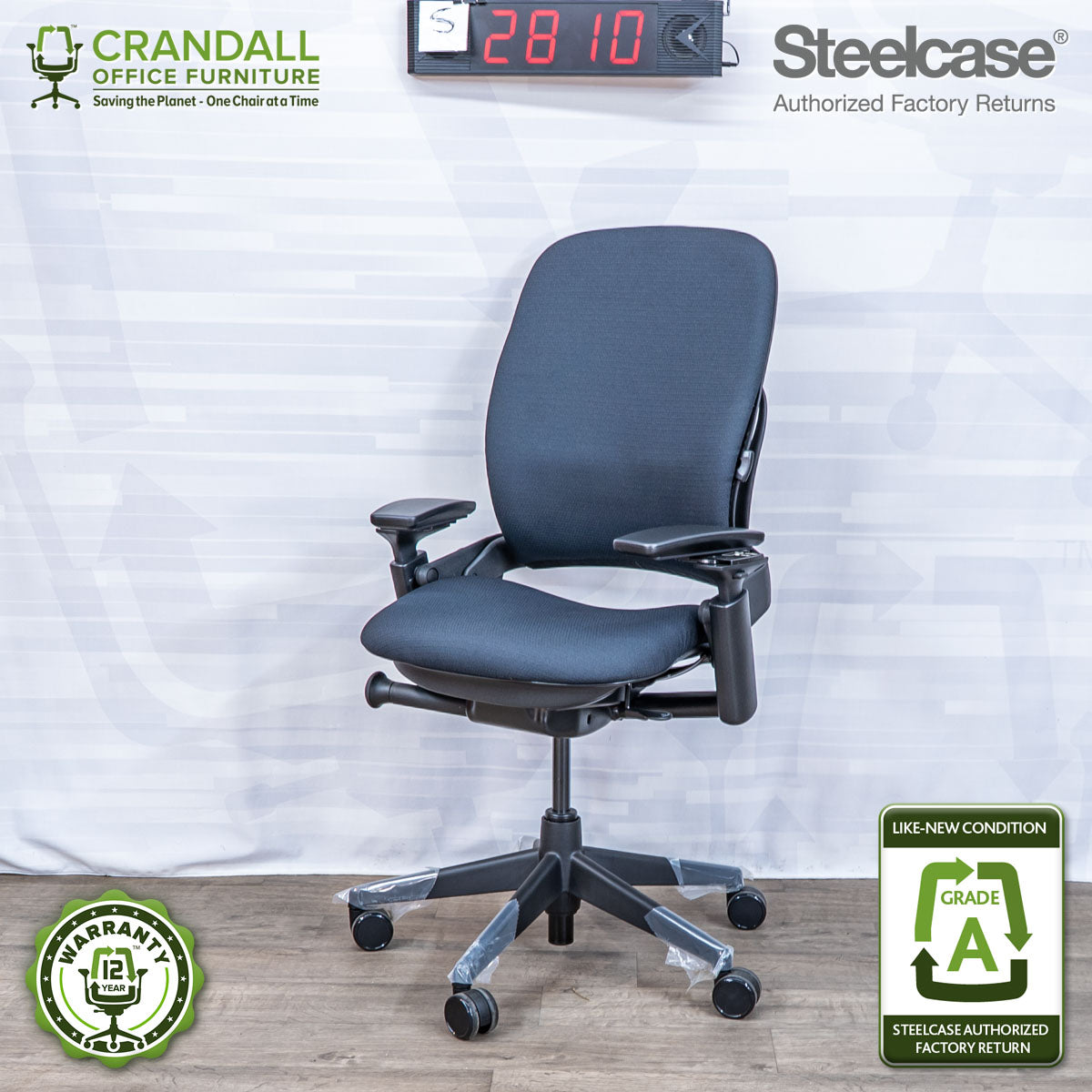 S-2810 - Steelcase V2 Leap - Grade A