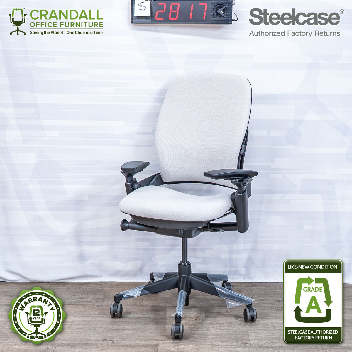 S-2817 - Steelcase V2 Leap - Grade A
