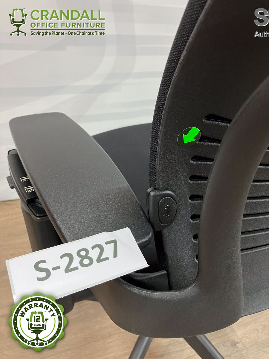 S-2827 - Steelcase V2 Leap - Grade B