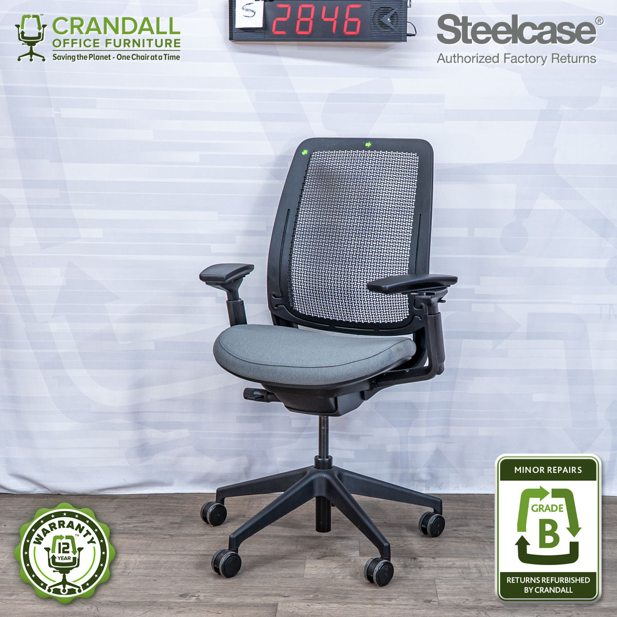 S-2846 - Steelcase Series 2 - Grade B