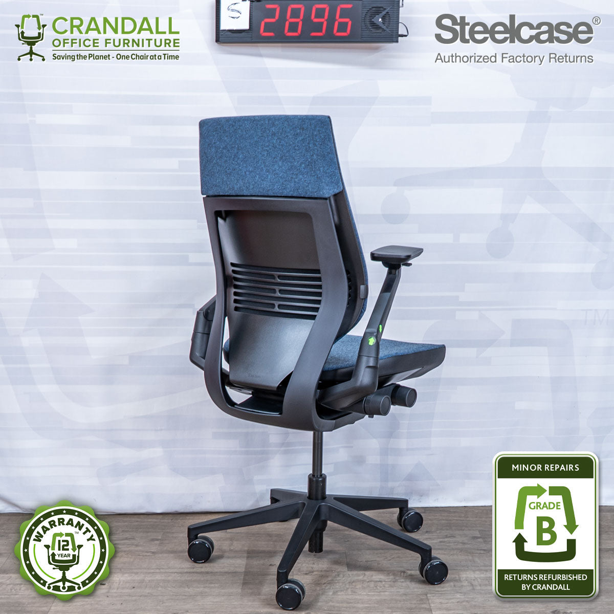 S-2896 - Steelcase Gesture - Grade B