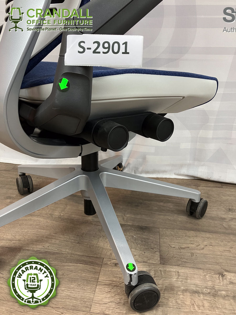 S-2901 - Steelcase Gesture with Headrest - Grade B