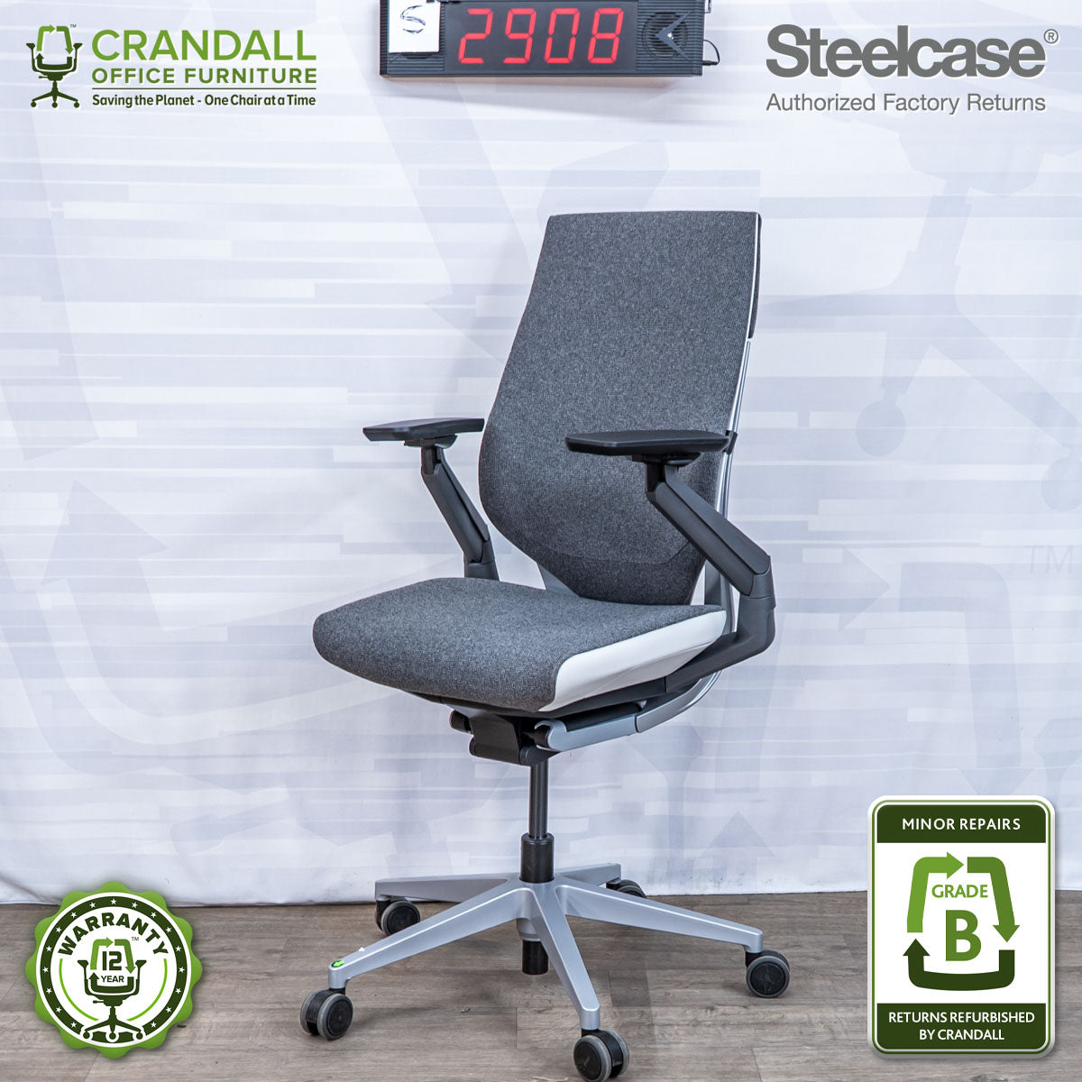 S-2908 - Steelcase Gesture - Grade B