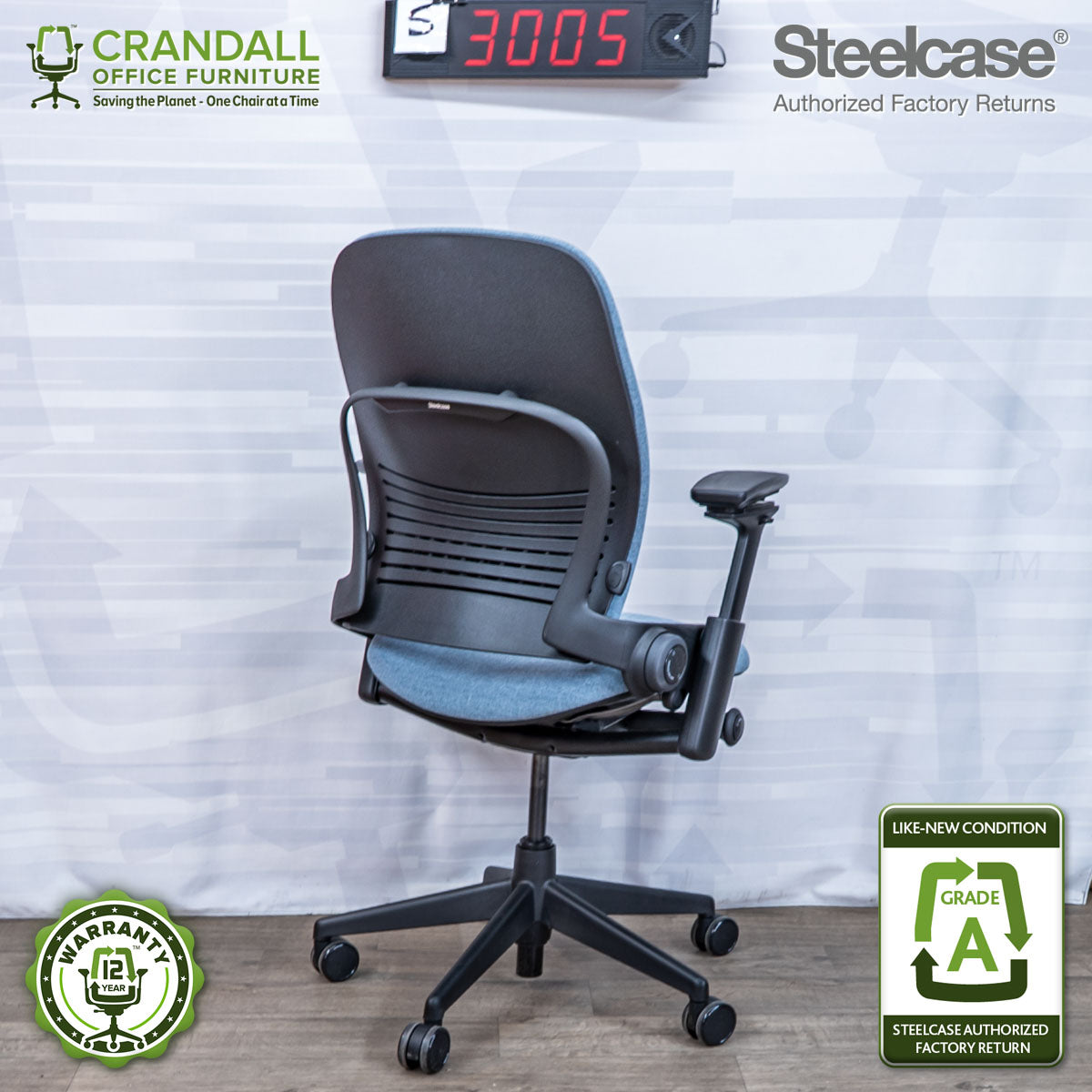S-3005 - Steelcase V2 Leap - Grade A