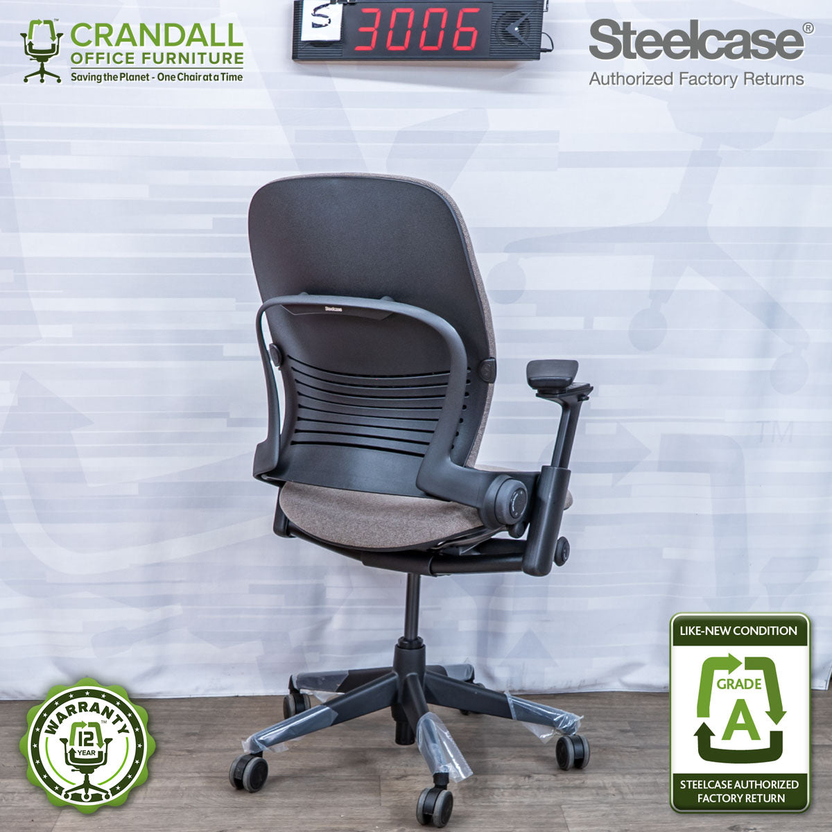S-3006 - Steelcase V2 Leap - Grade A