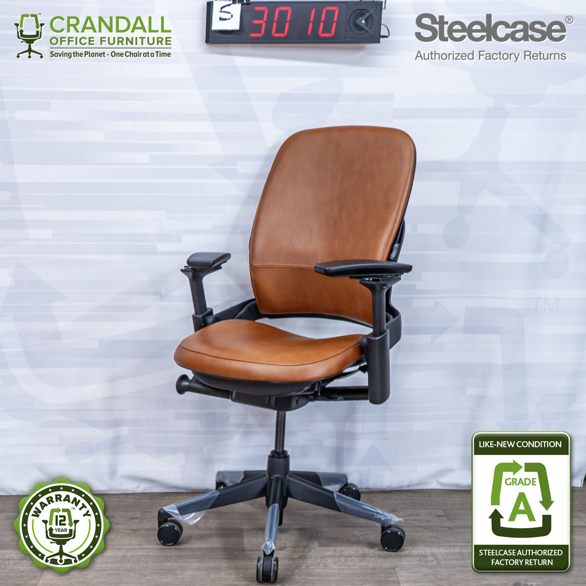 S-3010 - Steelcase V2 Leap - Grade A