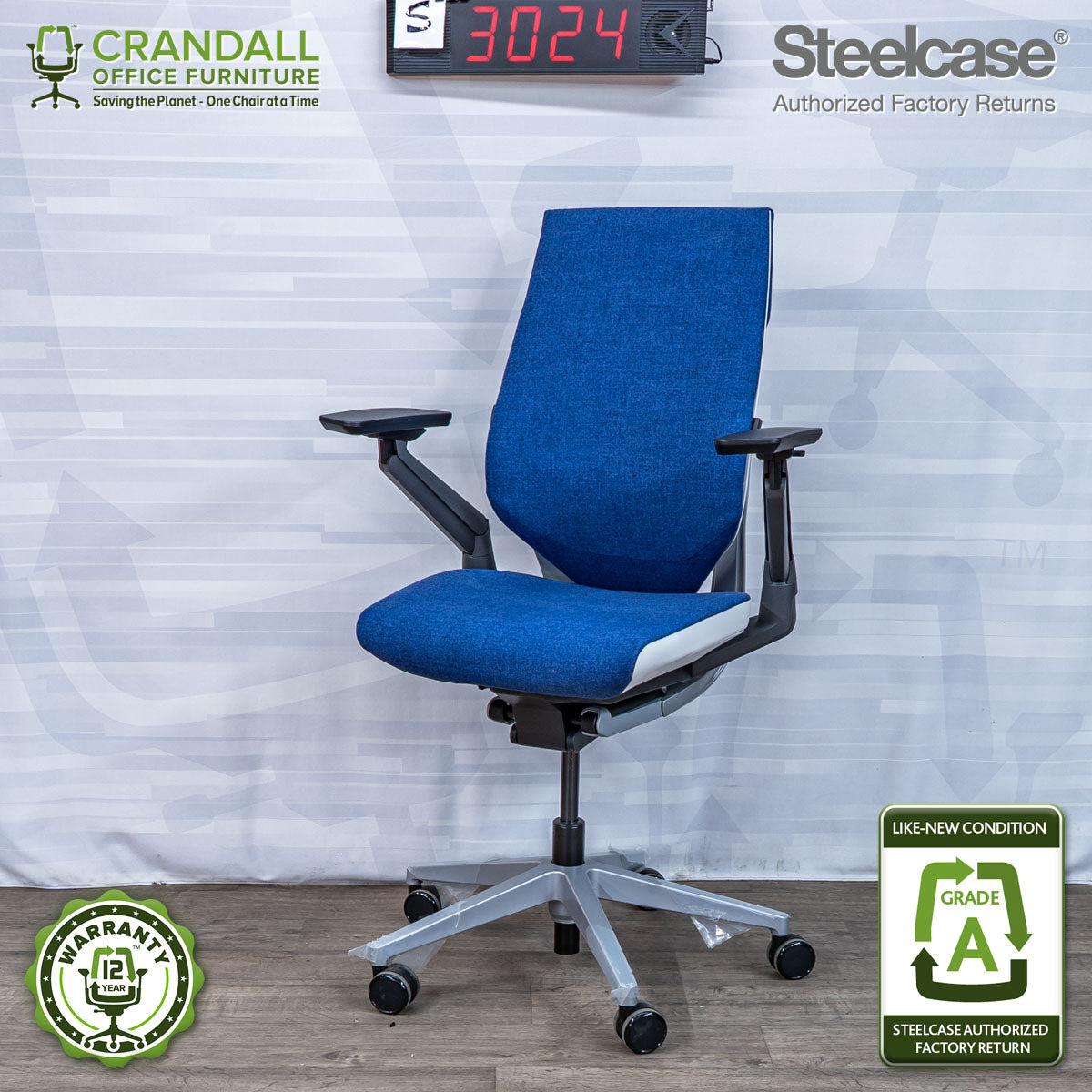 S-3024 - Steelcase Gesture - Grade A