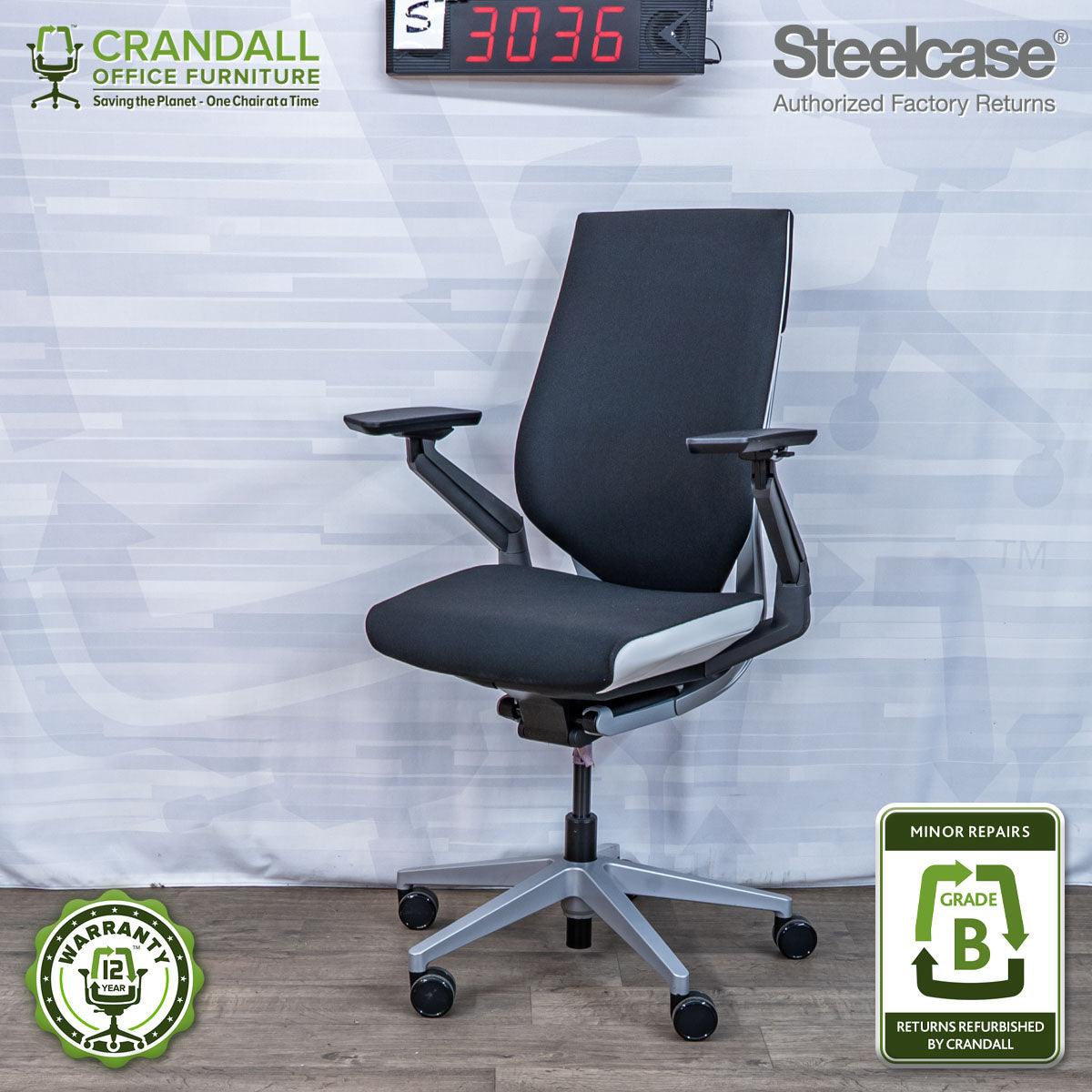 S-3036 - Steelcase Gesture - Grade B