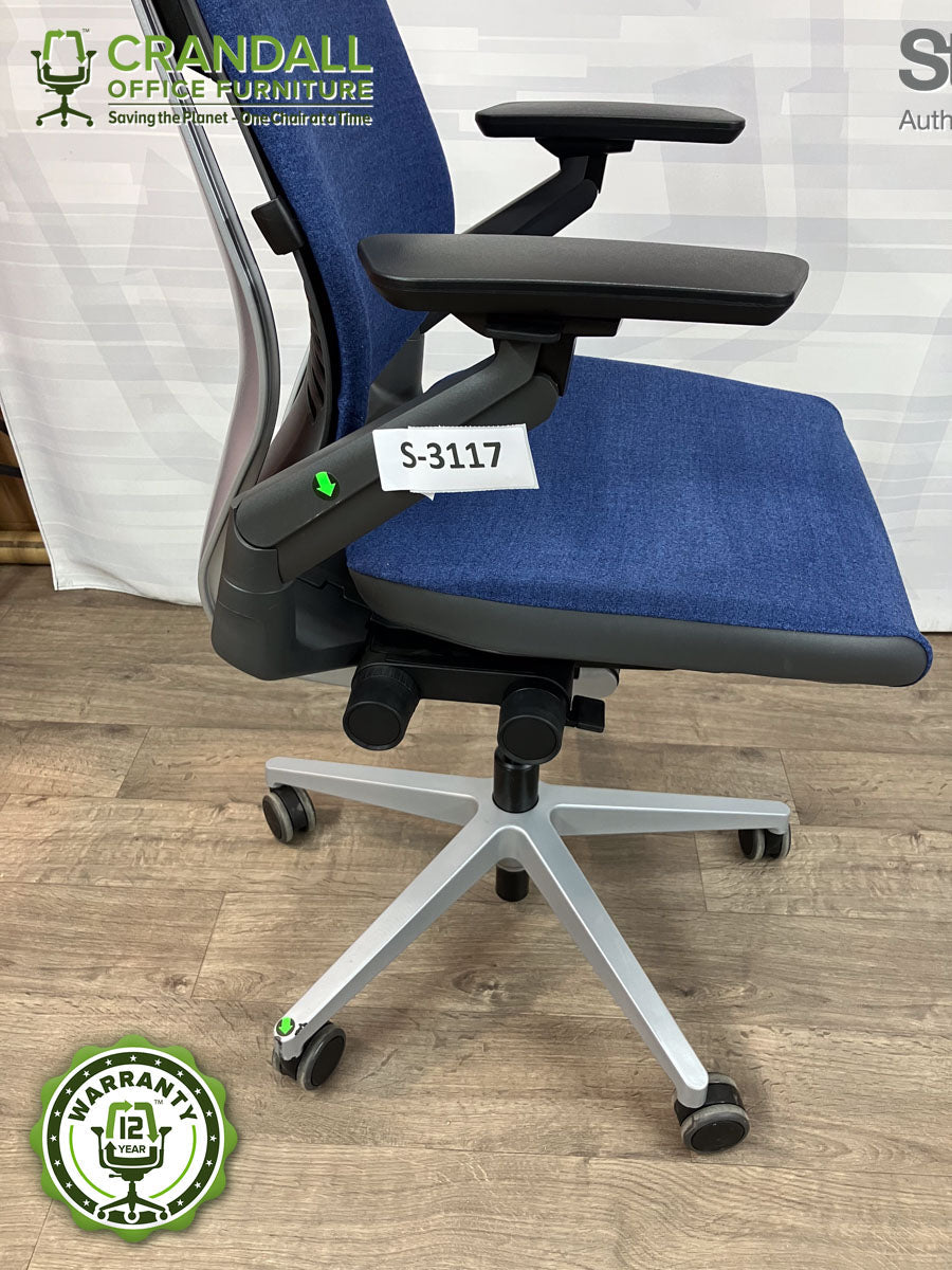 S-3117 - Steelcase Gesture with Headrest - Grade B