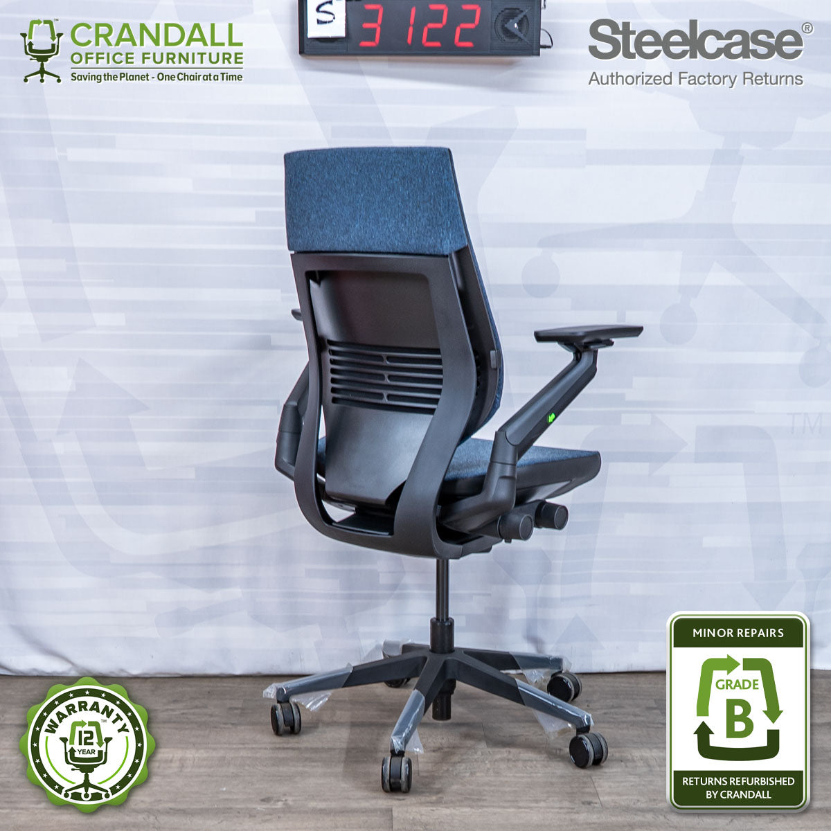 S-3122 - Steelcase Gesture - Grade B