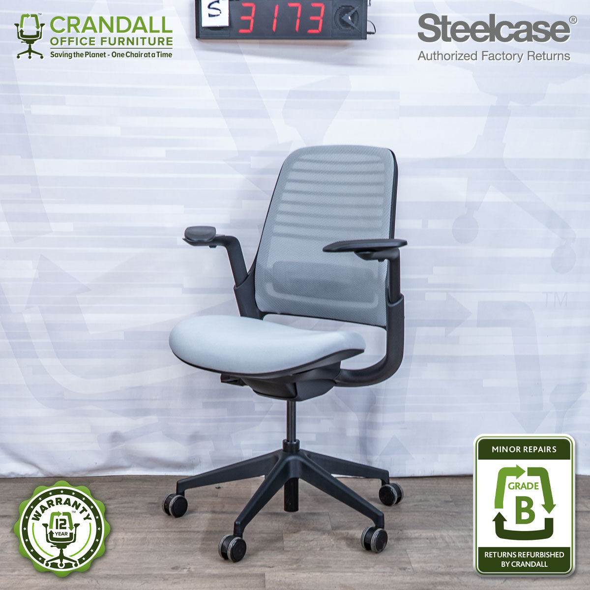 S-3173 - Steelcase Series 1 - Grade B