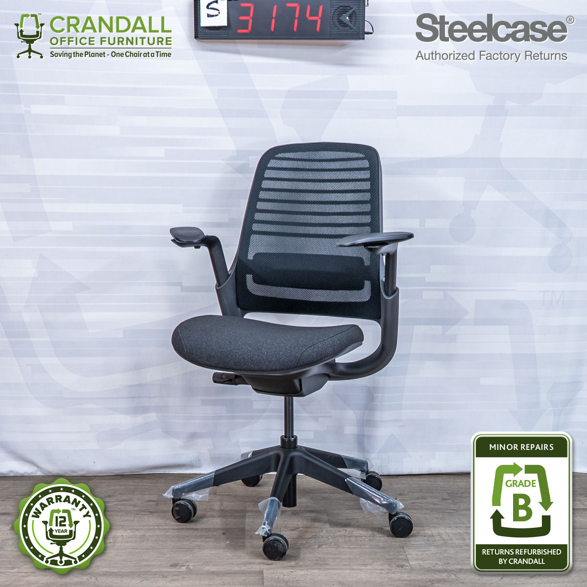 S-3174 - Steelcase Series 1 - Grade B