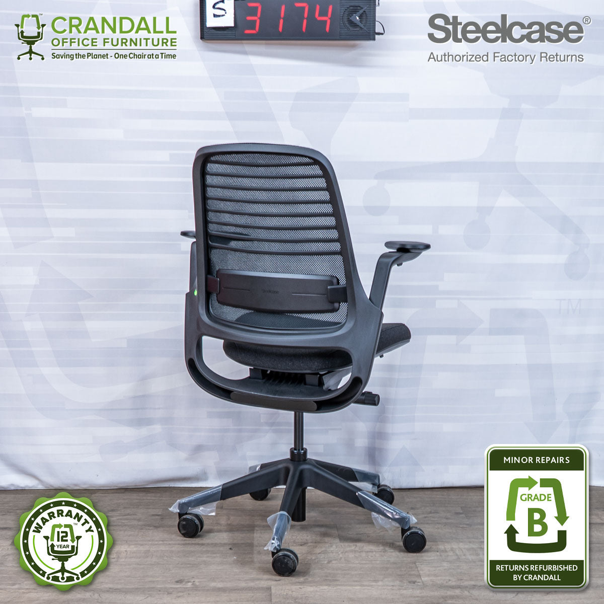 S-3174 - Steelcase Series 1 - Grade B