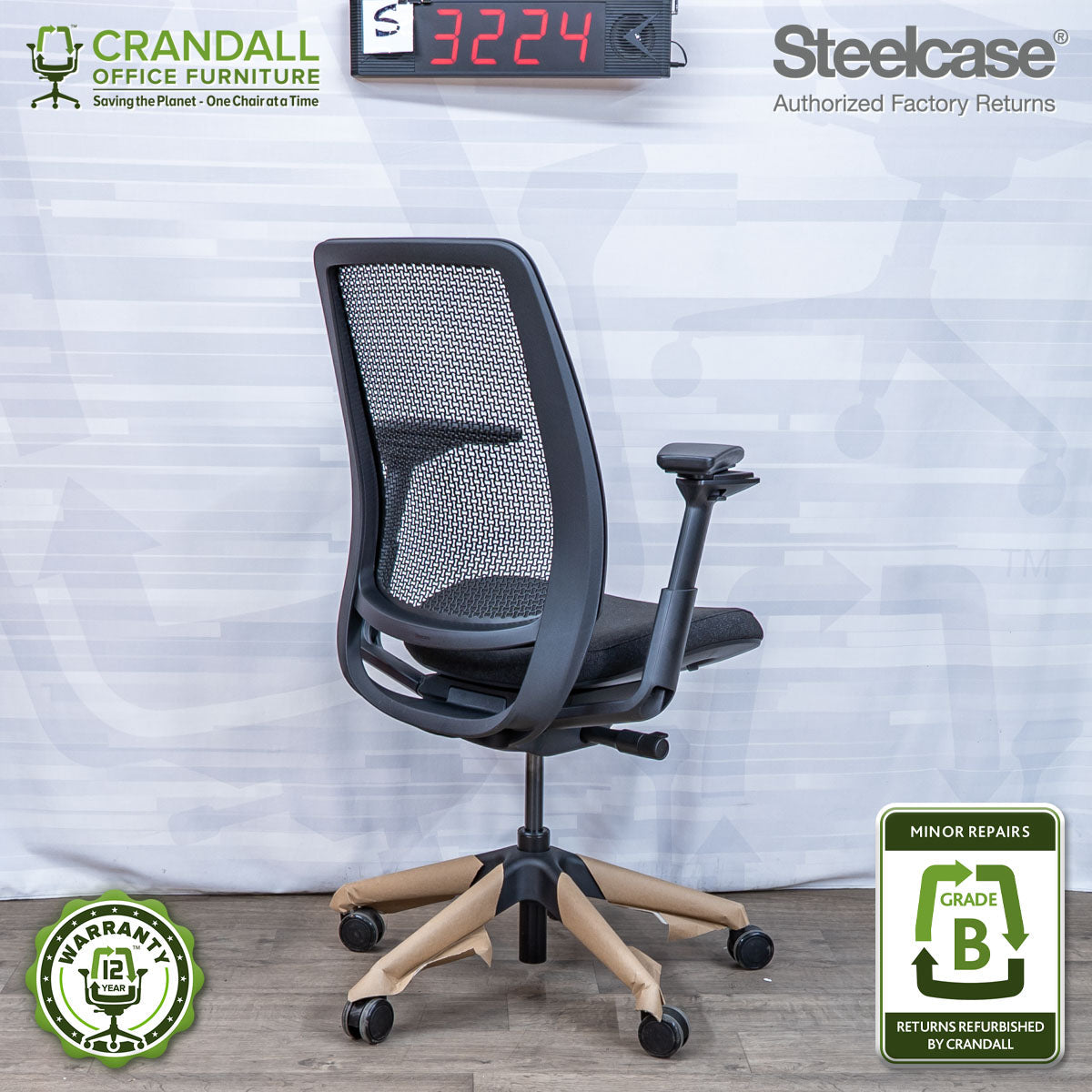 S-3224 - Steelcase Series 2 - Grade B