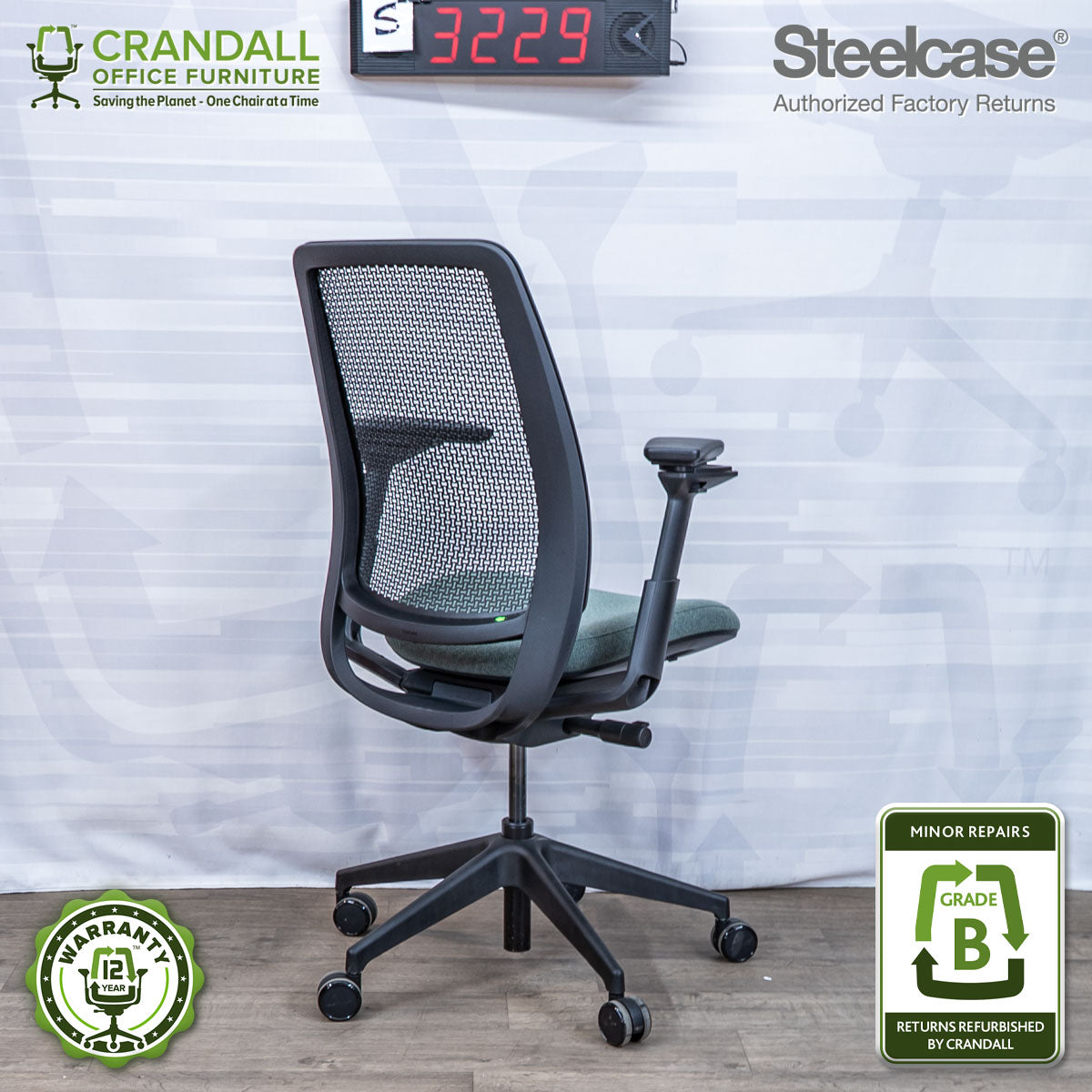 S-3229 - Steelcase Series 2 - Grade B