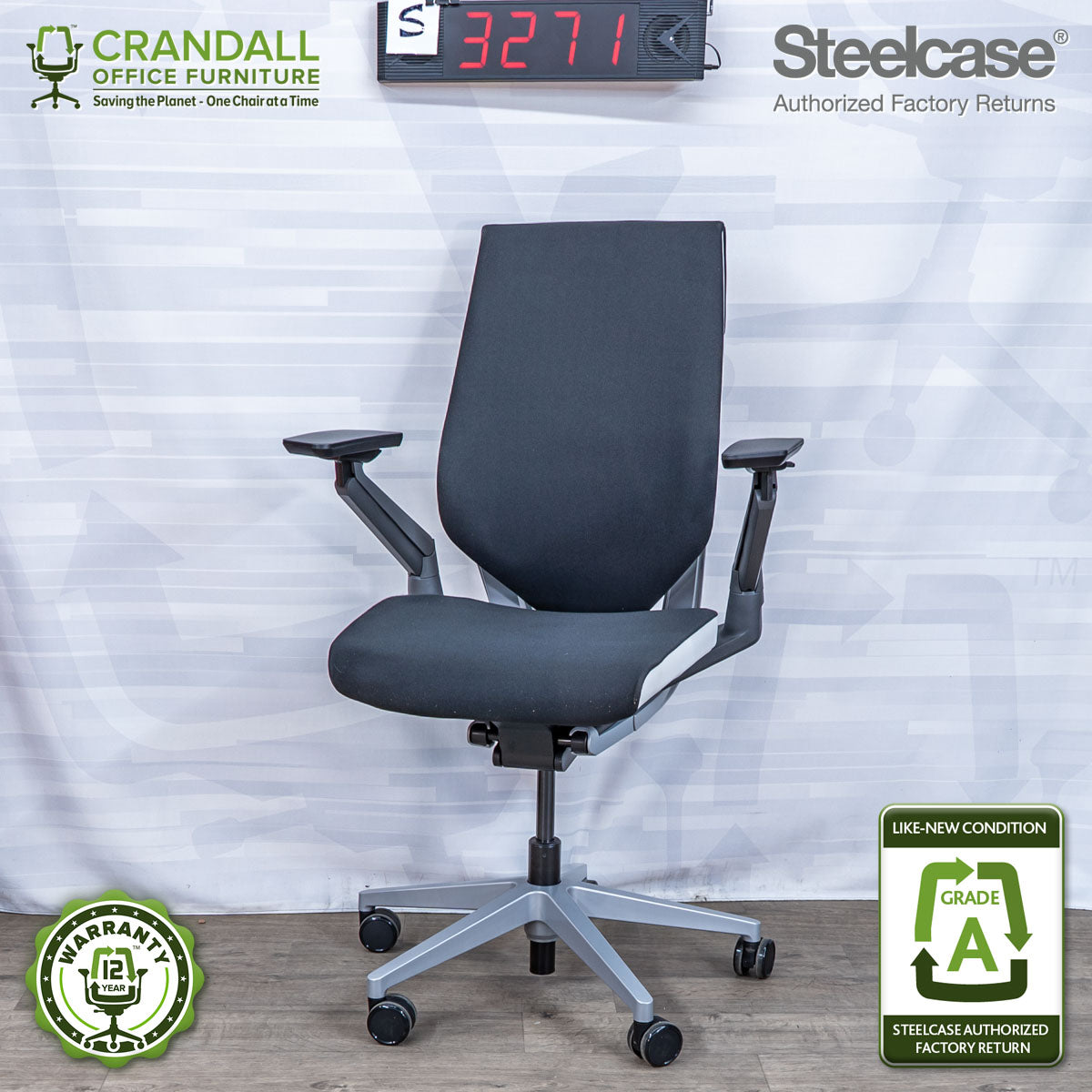 S-3271 - Steelcase Gesture - Grade A