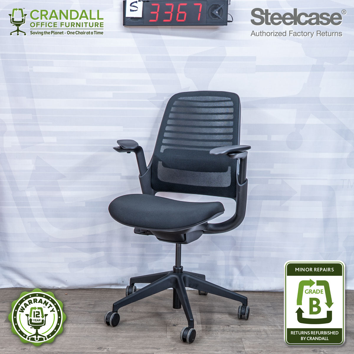 S-3367 - Steelcase Series 1 - Grade B