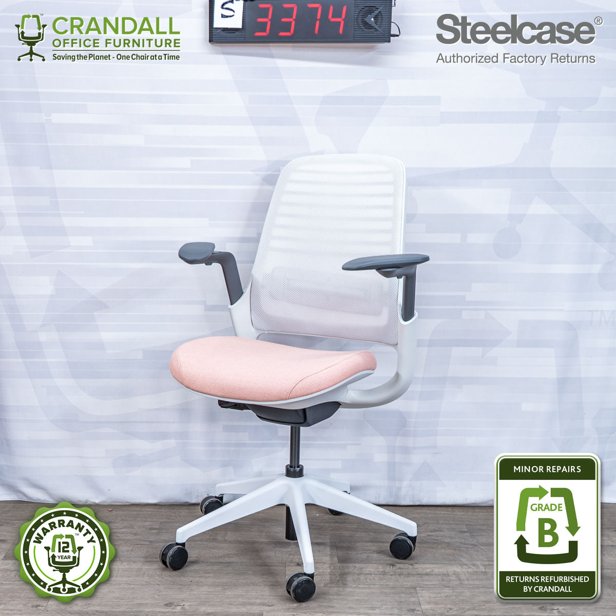 S-3374 - Steelcase Series 1 - Grade B