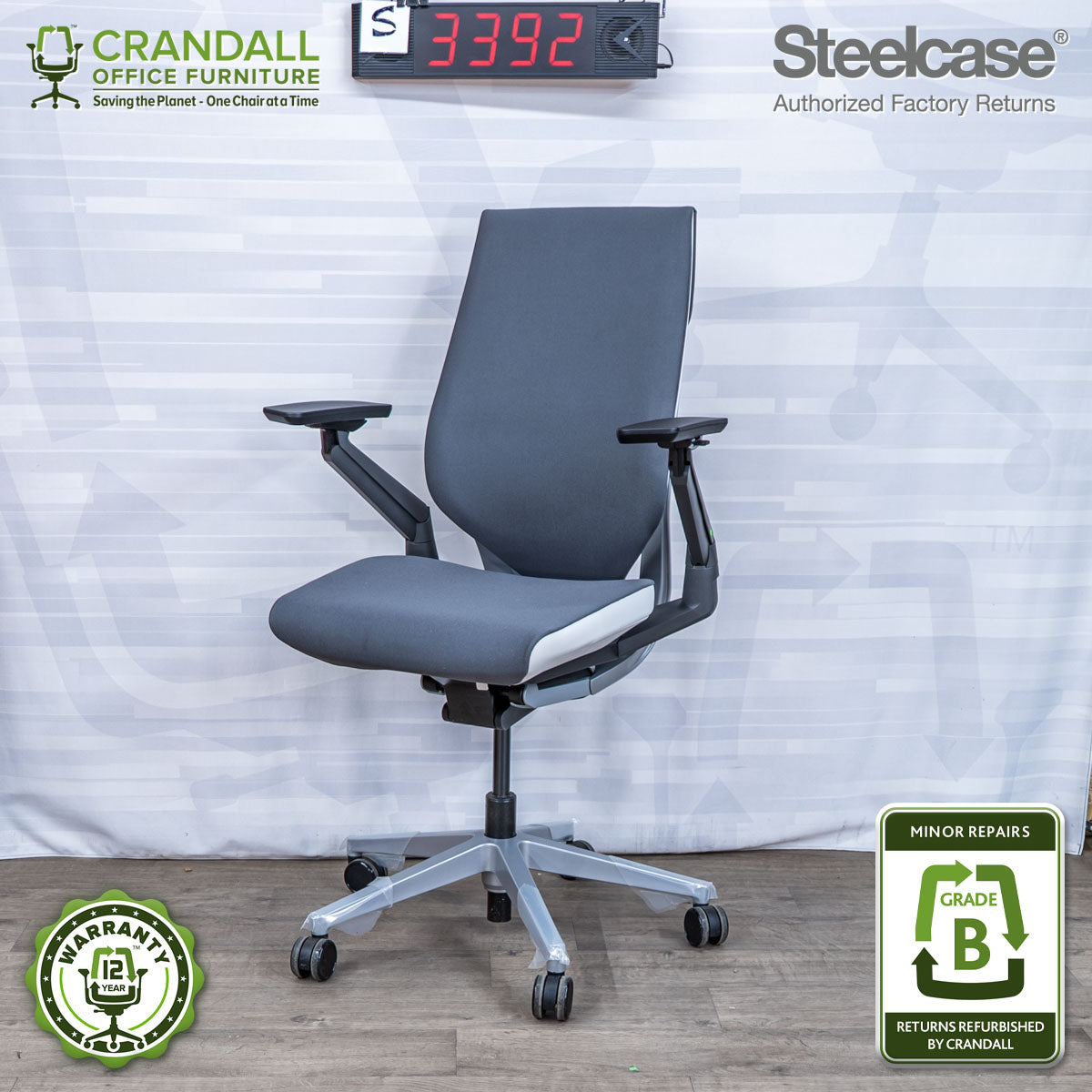 S-3392 - Steelcase Gesture - Grade B