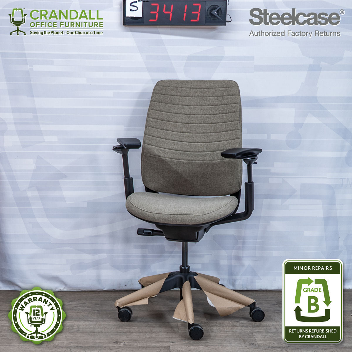 S-3413 - Steelcase Series 2 - Grade B