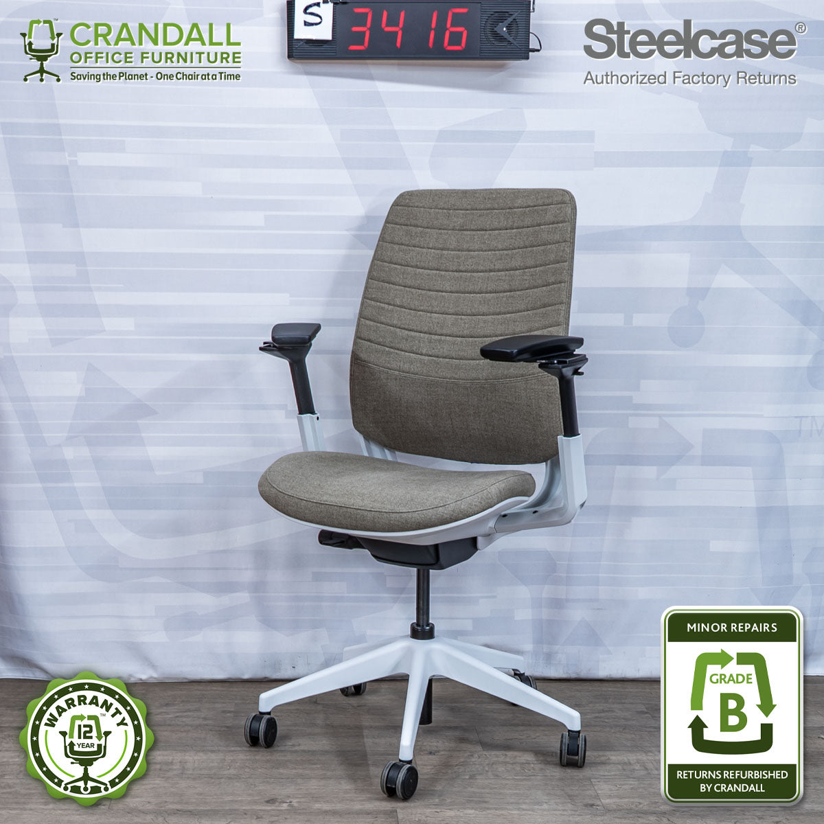 S-3416 - Steelcase Series 2 - Grade B