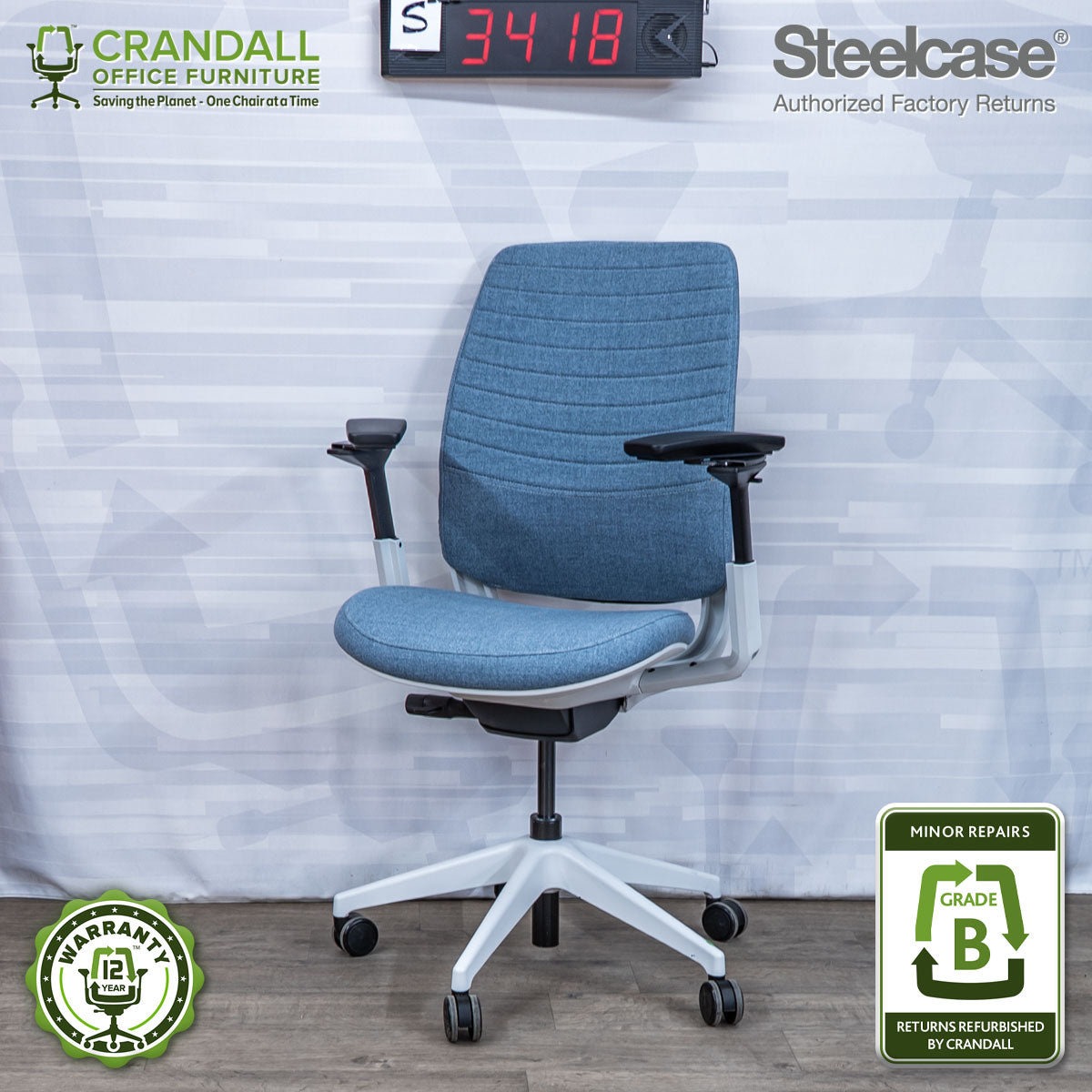 S-3418 - Steelcase Series 2 - Grade B