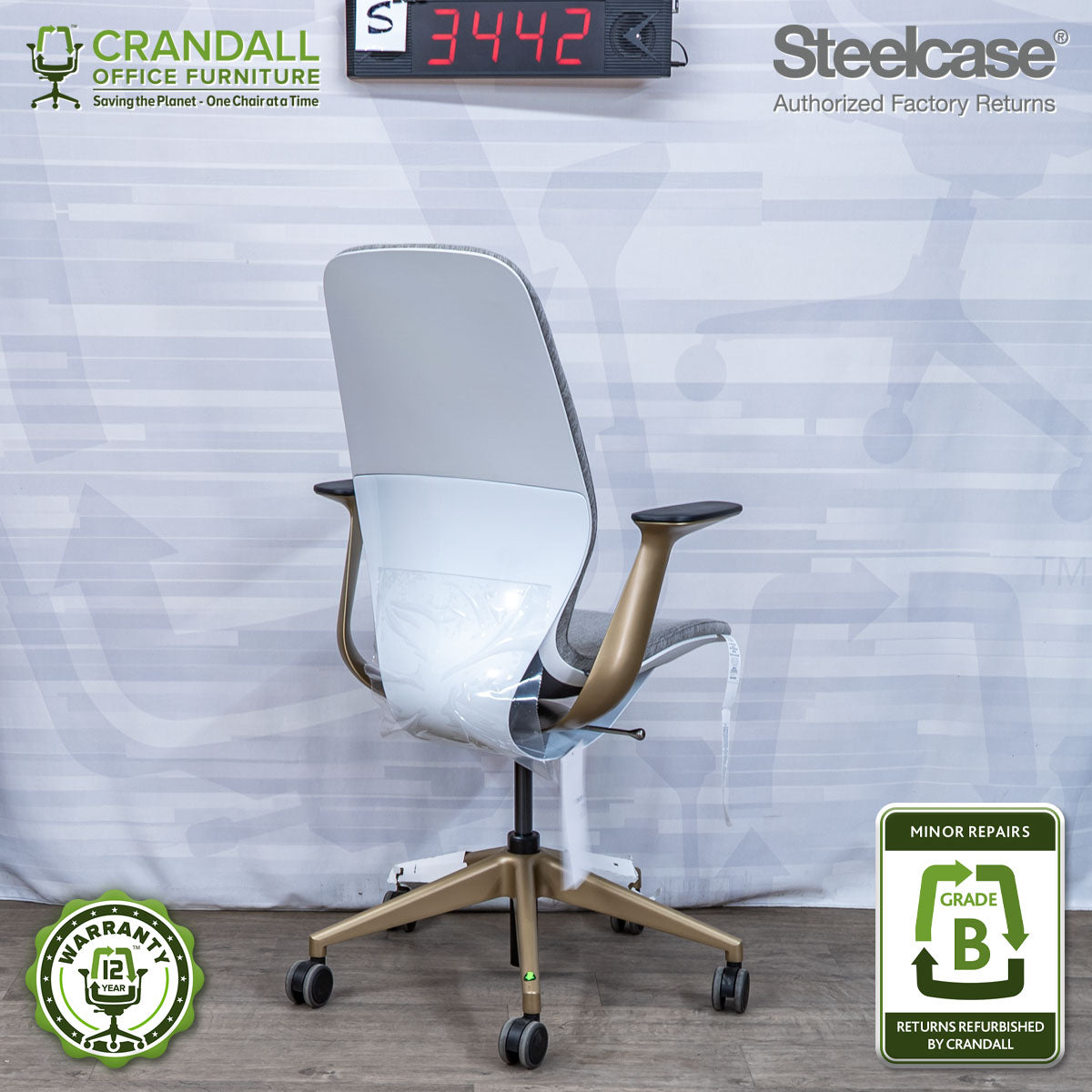 S-3442 - Steelcase SILQ - Grade B