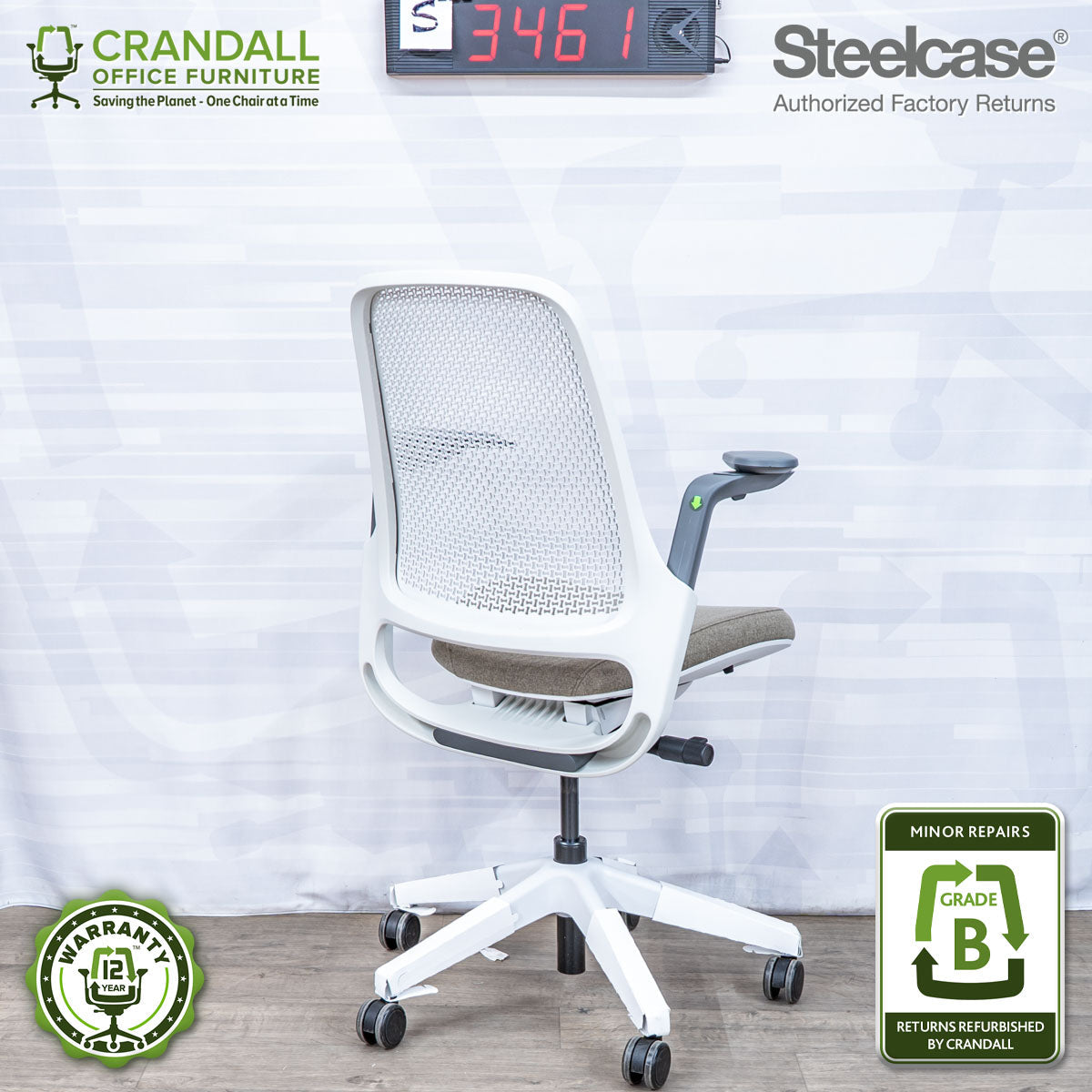 S-3461 - Steelcase Series 1 - Grade B