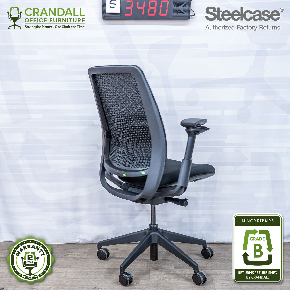 S-3480 - Steelcase Series 2 - Grade B