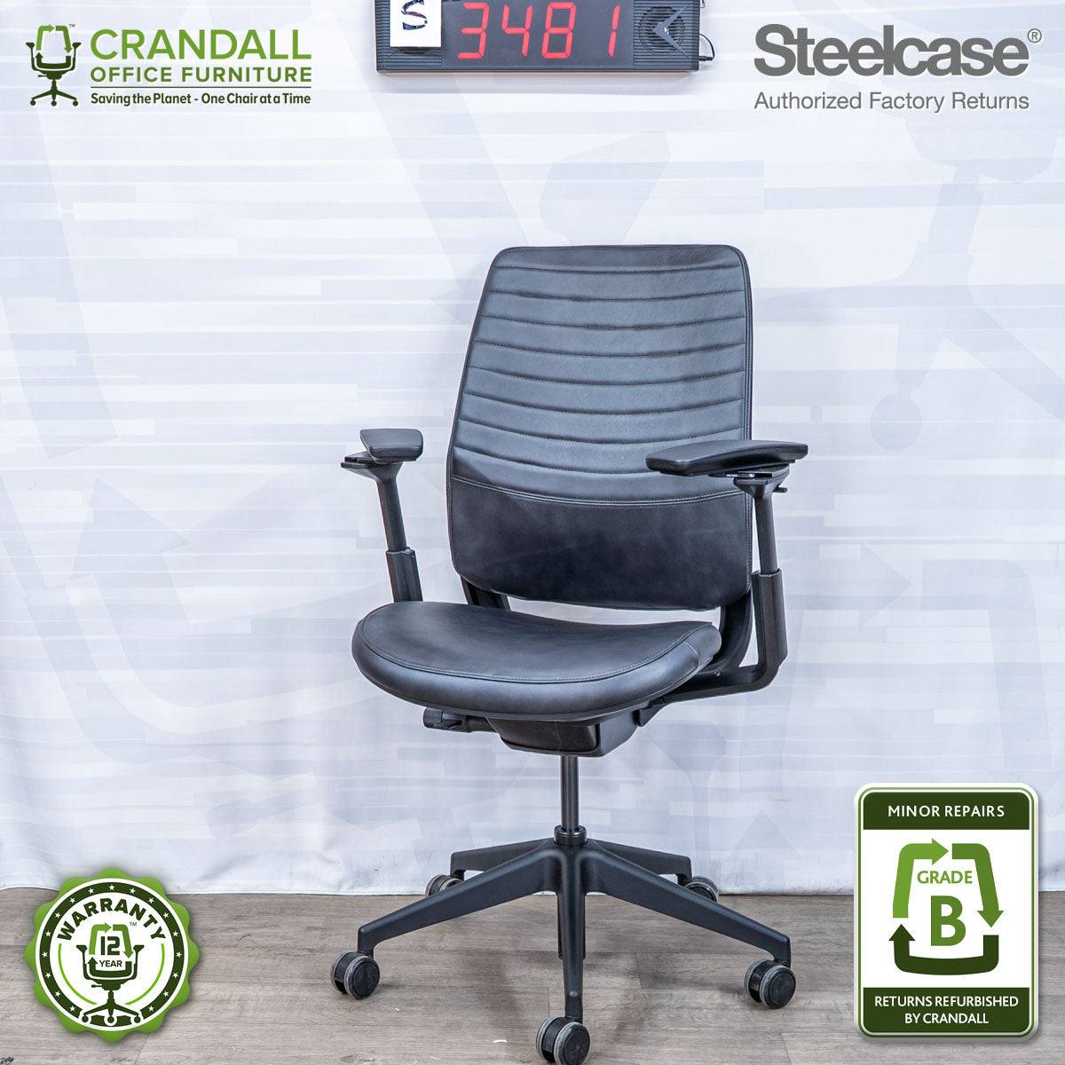 S-3481 - Steelcase Series 2 - Grade B