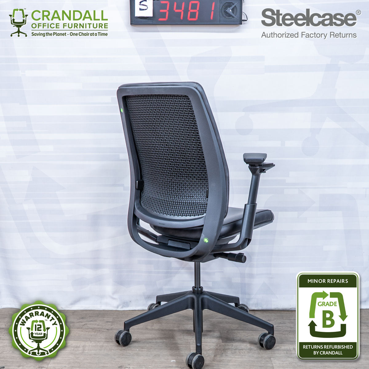 S-3481 - Steelcase Series 2 - Grade B