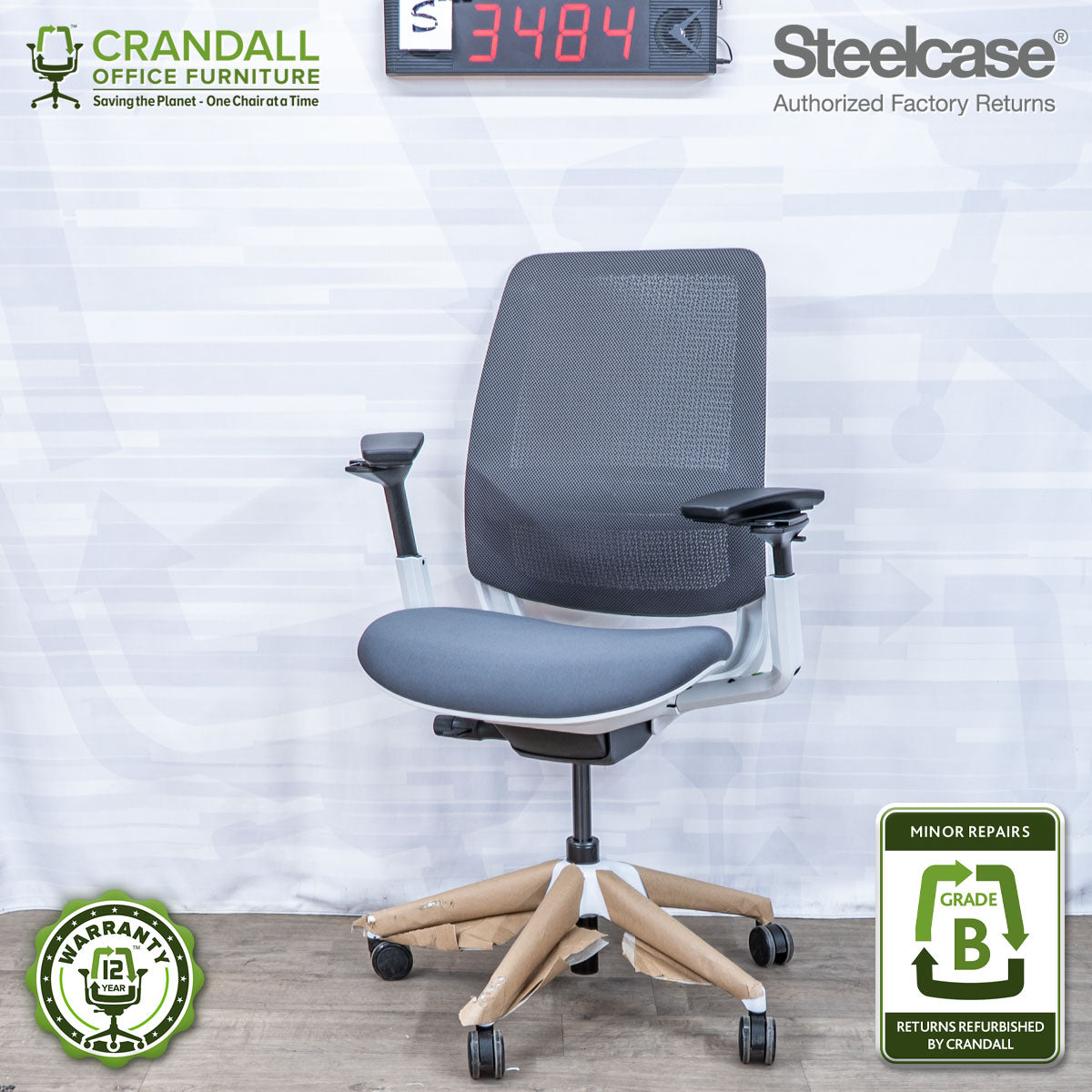 S-3484 - Steelcase Series 2 - Grade B