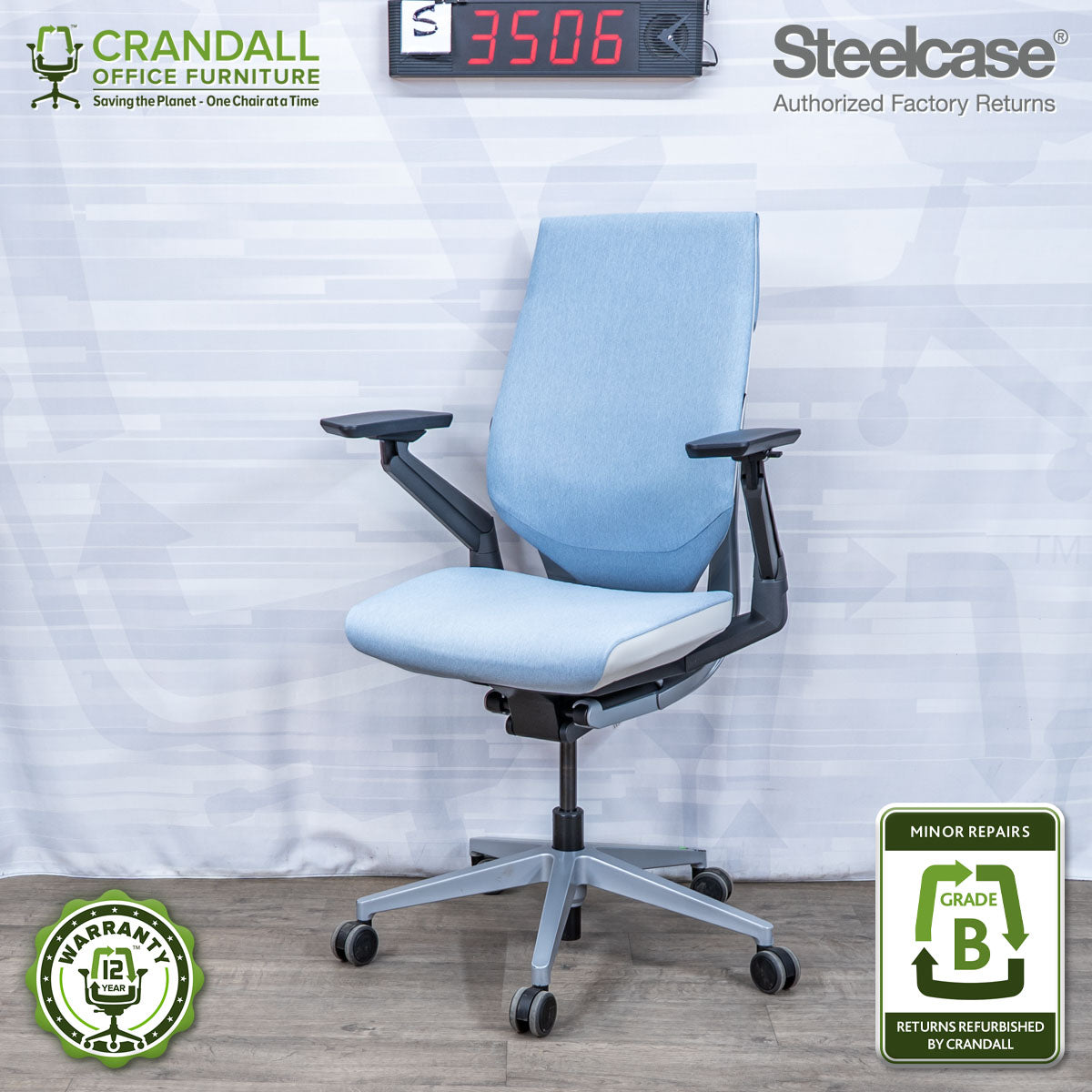 S-3506 - Steelcase Gesture - Grade B