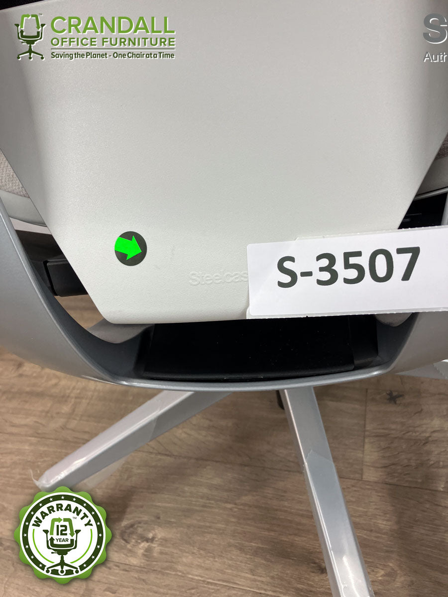 S-3507 - Steelcase Gesture with Headrest - Grade B