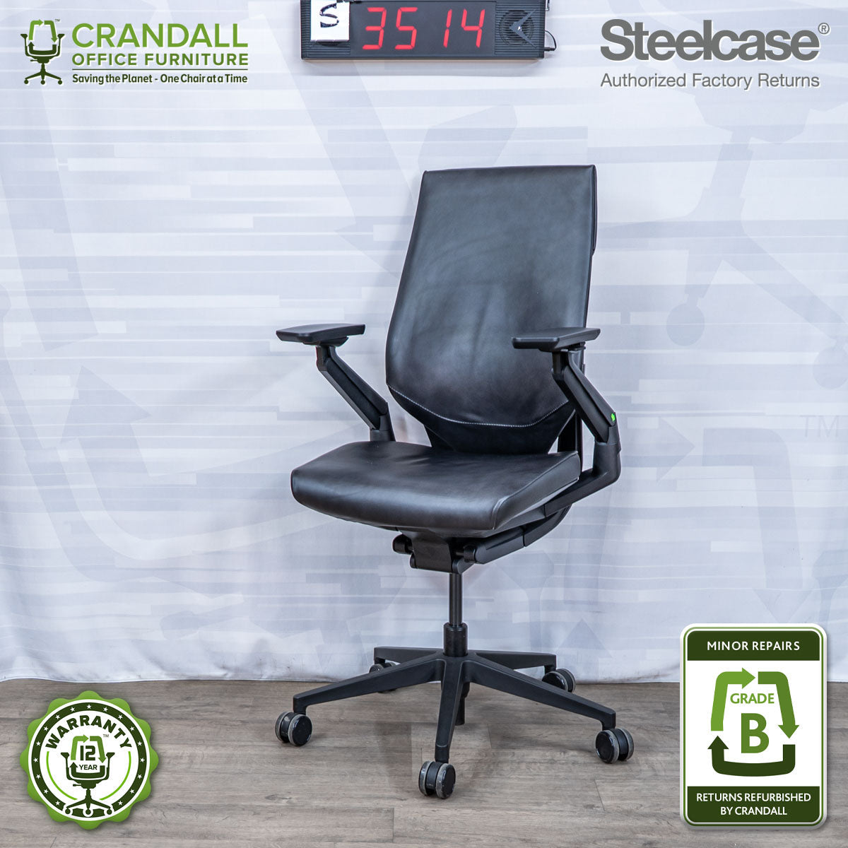 S-3514 - Steelcase Gesture - Grade B