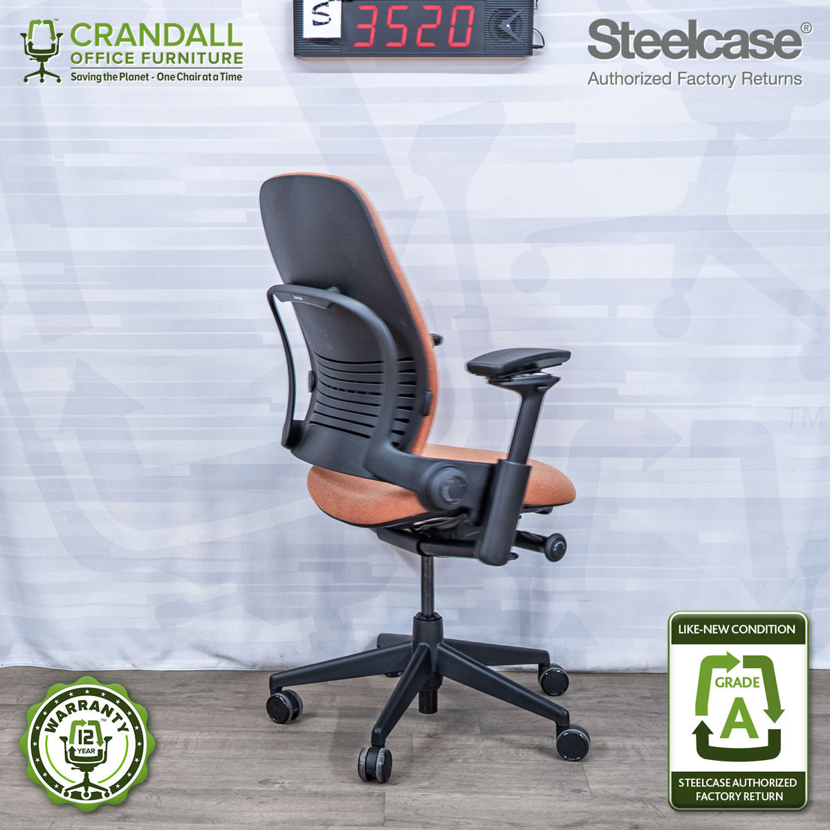 S-3520 - Steelcase V2 Leap - Grade A